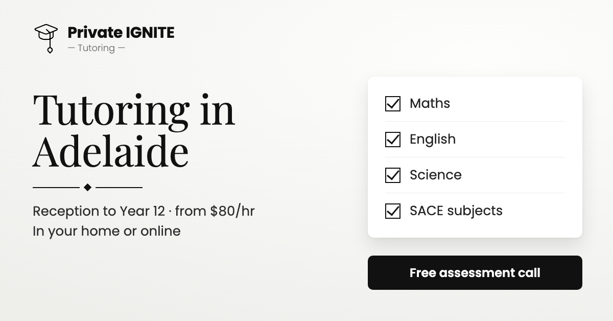 Private IGNITE Tutoring